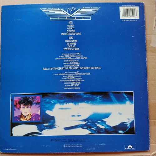 Visage Beat Boy LP electronic near mint