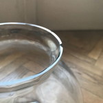 Glass vase retro vintage like new