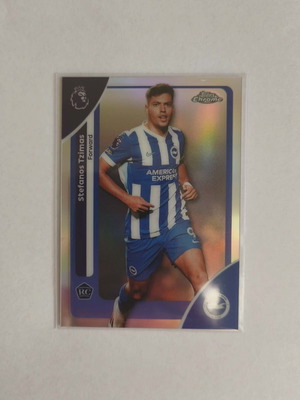 Stefanos Tzimas Rookie Card Topps Chrome Premier League 2026 like new