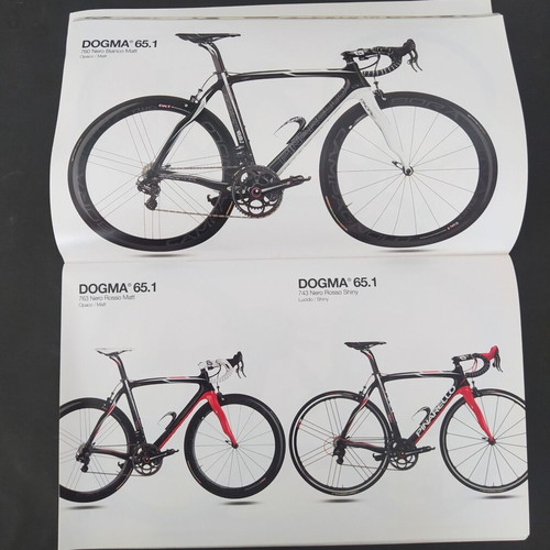 Pinarello 2013 bicycle catalog used, Italian and English
