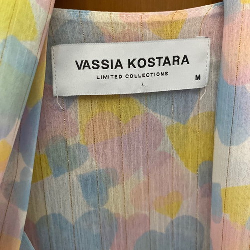 Καρδουλοφόρεμα Vassia Kostara σαν καινούργιο, πολύχρωμο, μέγεθος M L