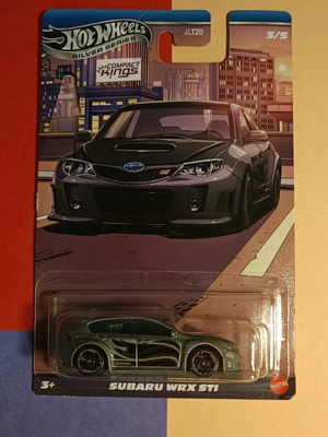 Hot Wheels Subaru WRX STI Silver Compact Kings Line New