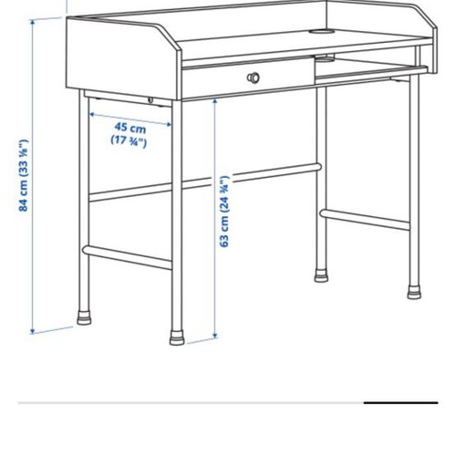 Ikea desk chair and shelves like new