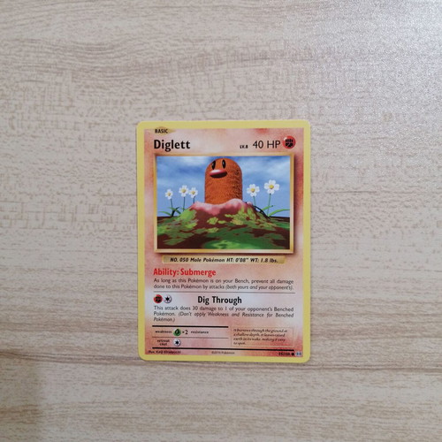 Pokémon Diglett Evolutions 2016 card new, Common 55/108