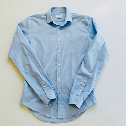 Zara men's shirt slim fit blue like new, size S
