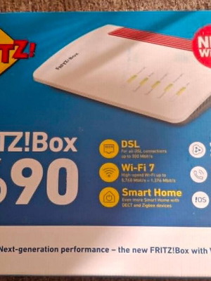 FritzBox 7690 International Edition σαν καινούργιο, χρήση γραφείου