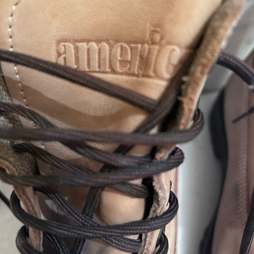 America men's boots like new, brown-mocha, size 43, winter