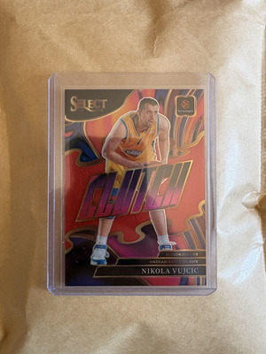 Nikola Vujcic 2025-26 Panini Select EuroLeague Blue /99 Red Clutch card new