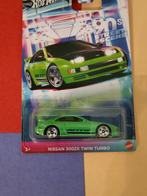 Hot Wheels Silver 90's Street Scene Nissan 300ZX Twin Turbo new