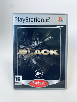 Black PlayStation 2 PS2 game used, full English version