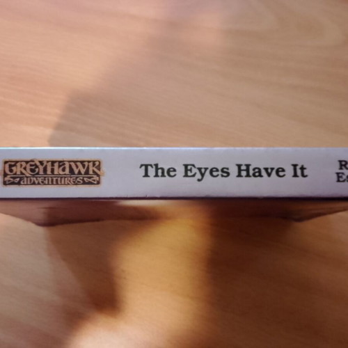 TSR Greyhawk Adventures The Eyes Have It used book