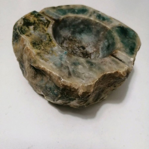 Alabaster ashtray from Italy used