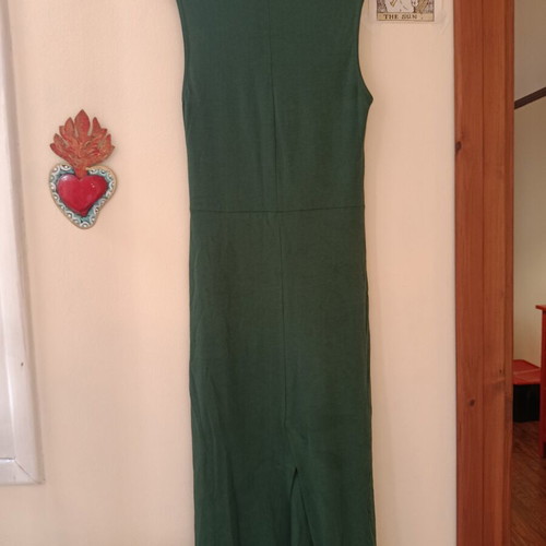 Dress Mango dark green like new