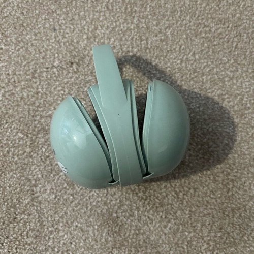 Double pacifier case petrol color