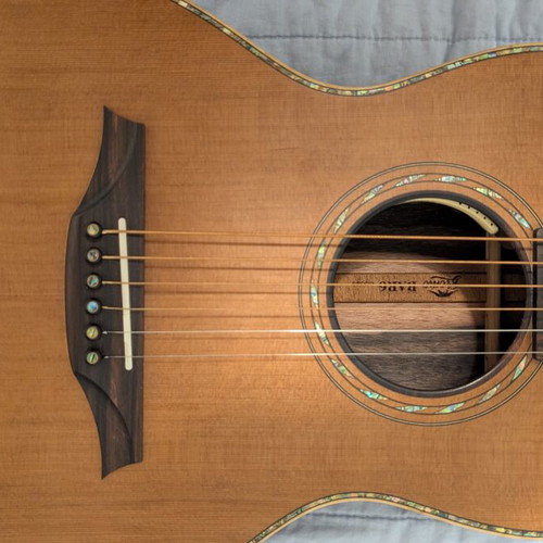 Bromo BAR6 Parlor acoustic guitar like new with LR Baggs Anthem