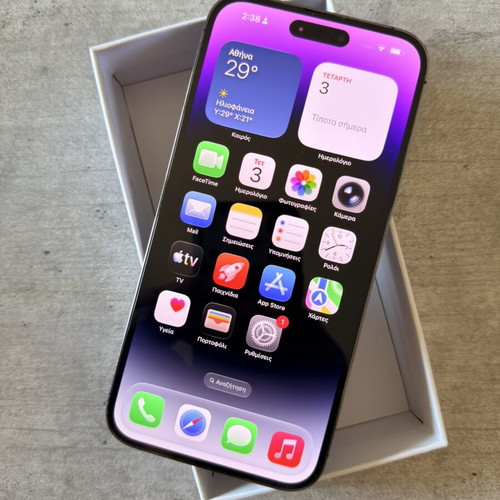 iPhone 14 Pro Max 128GB used, Deep Purple, Dual SIM