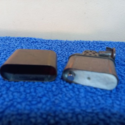 Columbus Lighter used, vintage brass finish, 1956