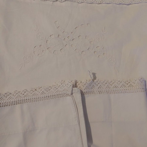 Vintage duvet cover with two pillowcases new