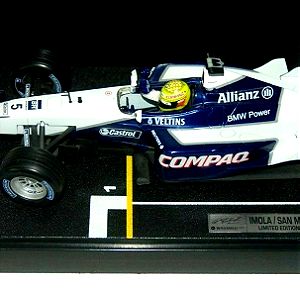1:18 F1 ραλλυ αυτοκινητο Williams FW23 Ralf Schumacher 1st WIN San Marino 2001 Hotwheels