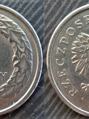 Νόμισμα 1 Zloty Πολωνίας 1992 μεταχειρισμένο