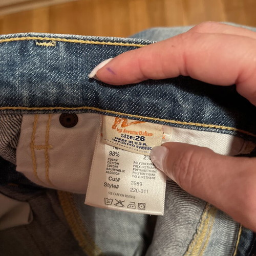 Citizens of Humanity Jean pants, straight fit, blue, size S