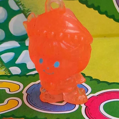 Vintage Greek Charmkins rare pink mini figure Hasbro like new