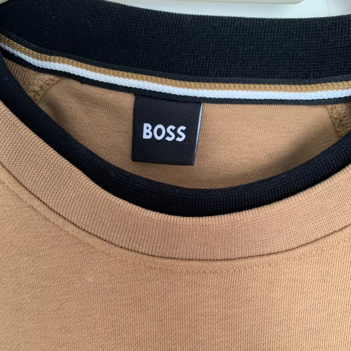 Hugo Boss sweatshirt new, beige and brown, size XXL