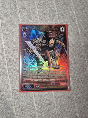 Weiss Schwarz Attack On Titan AOT/S50-E053SP “To Seize Freedom” Sasha SP like new