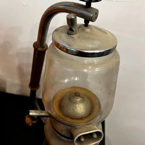 Vintage interwar art Deco coffee maker used