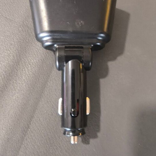 Car Cigarette Lighter Adapter Dual Foldable with 2 USB and Voltmeter new