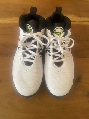 Nike Team Hustle shoes size 38.5 like new, white sports