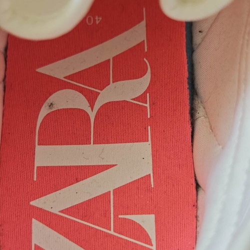 Zara sports shoes, insole 25 cm, white