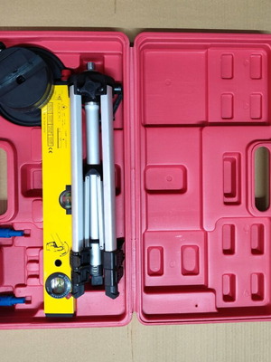 Lasey tool kit new with level and rotating drill head