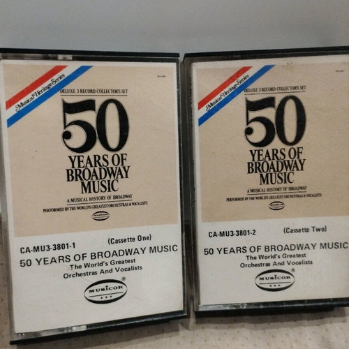50 Years Of Broadway Music cassette like new