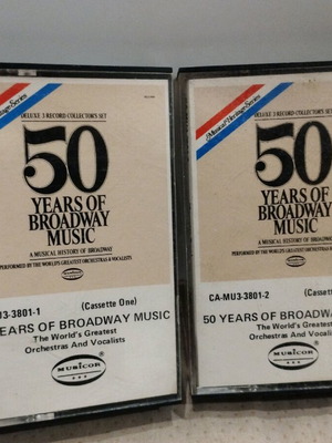 50 Years Of Broadway Music cassette like new