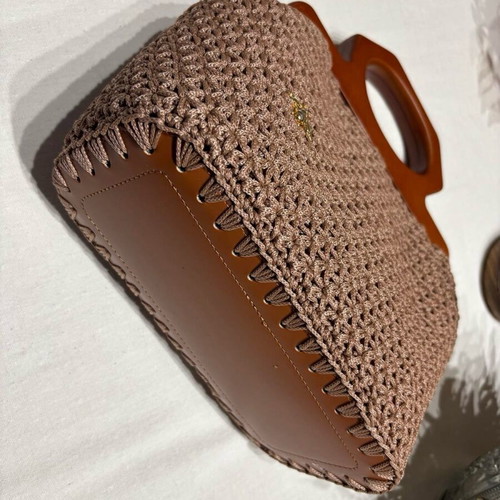Handbag 100% handmade new, gray