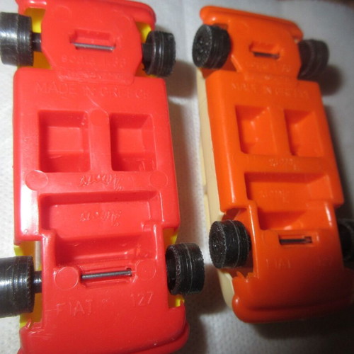 Lot Fiat 127 plastic 8cm from Antony company 80s new