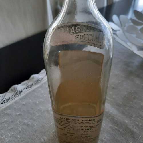N.Biri liqueur drink used, Greek product from Tripoli collectible