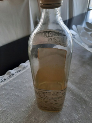 N.Biri liqueur drink used, Greek product from Tripoli collectible