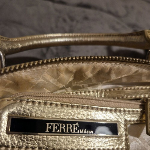Ferre bag gold with sequins like new