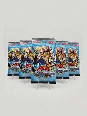 Yu-Gi-Oh Legend Of Blue Eyes White Dragon booster packs Korean, new, 5 pcs