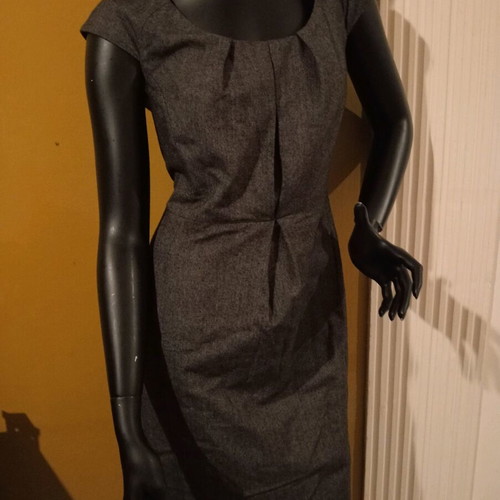 MNG Suit office dress XL new, black and grey