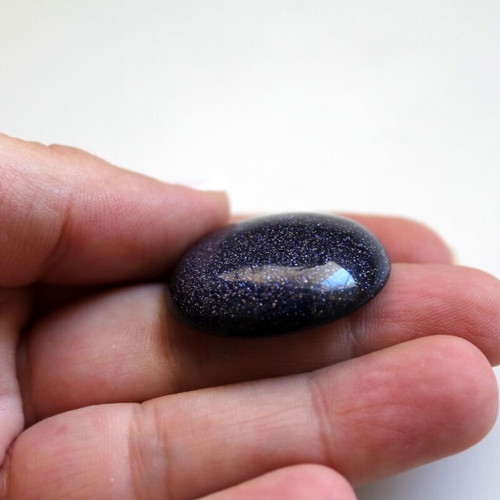 Cabochon Blue Golstone set for jewelry making, new
