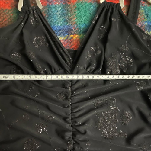 Vintage dress size S black like new, airy and light