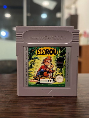 Nintendo Game Boy Spirou original cartridge like new FAH