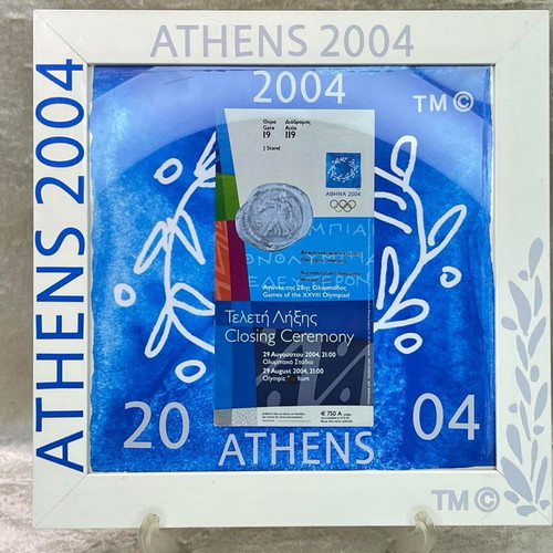 Athens 2004 Olympic Games VIP Closing Ceremony Ticket new