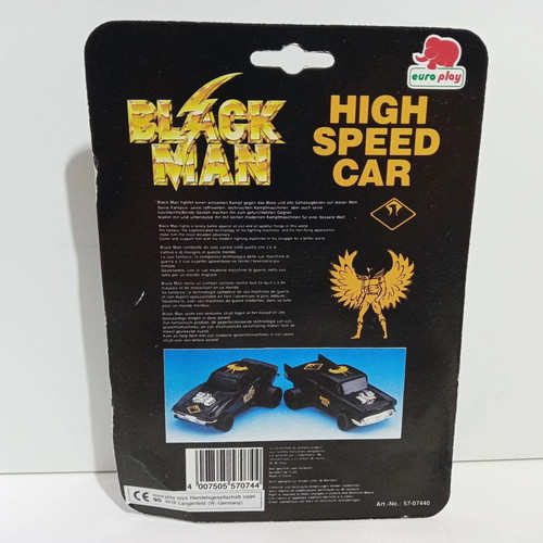 Black Man High Speed Sparking Car Euro Play brand new