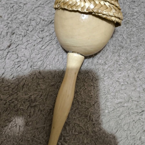Vintage wooden maraca rattle like new