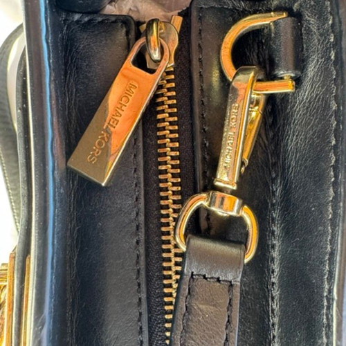 Michael Kors crossbody bag used, genuine leather, black