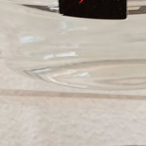 Set of 2 Tagie crystal ashtrays new, 12 cm diameter, SP Crystal 24%